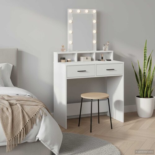  Toaletni stol Bijelo 79 x 41 x 140 cm Konstruirano drvo Cijene