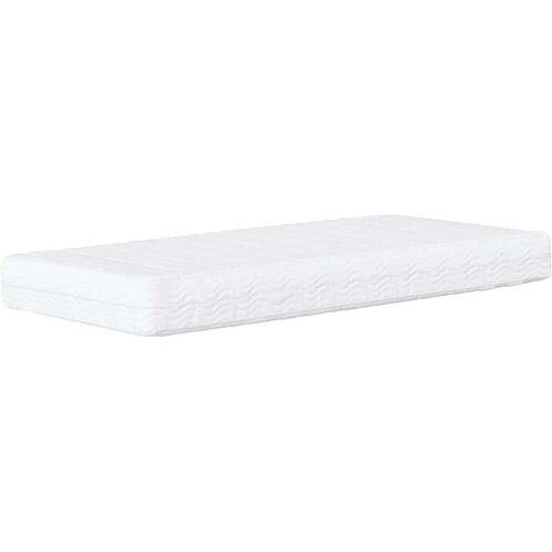 VidaXL Kutni krevetni okvir s madracem s uzglavljem 2 pcs Crna Bar&amp;scaron;un - Crna 90 x 190 cm Slike
