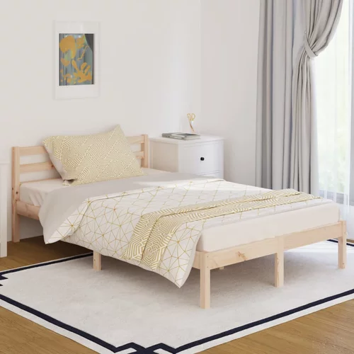 vidaXL 810425 Bed Frame Solid Wood Pine 120x200 cm