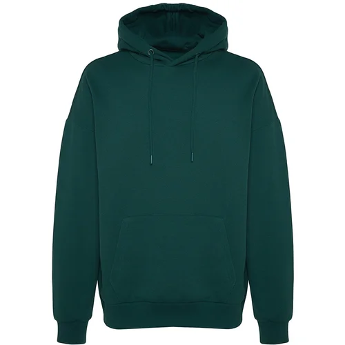 Trendyol Sweatshirt - Green - Oversize