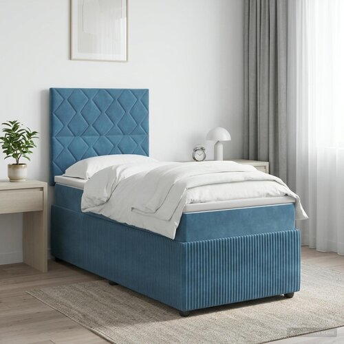  Boxspring krevet s madracem Plava 100 x 200 cm Bar&scaron;un Cijene