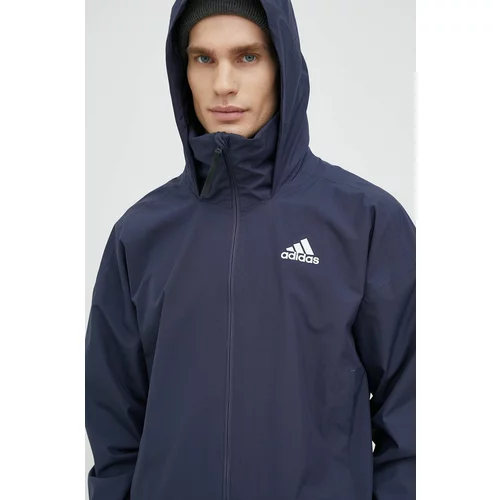Adidas Kišna jakna za muškarce, boja: tamno plava, za prijelazno razdoblje