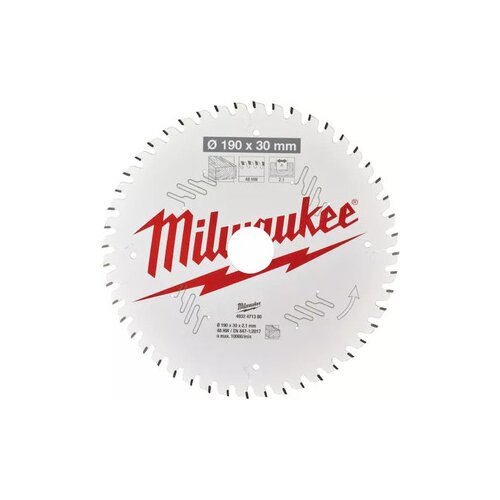  Milwaukee List testere za drvo, čist rez, 190 x 30 mm, 48 zubaca 4932471380 Cene