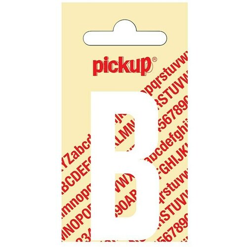 Pickup Naljepnica (Motiv: B, Bijele boje, Visina: 60 mm) Slike