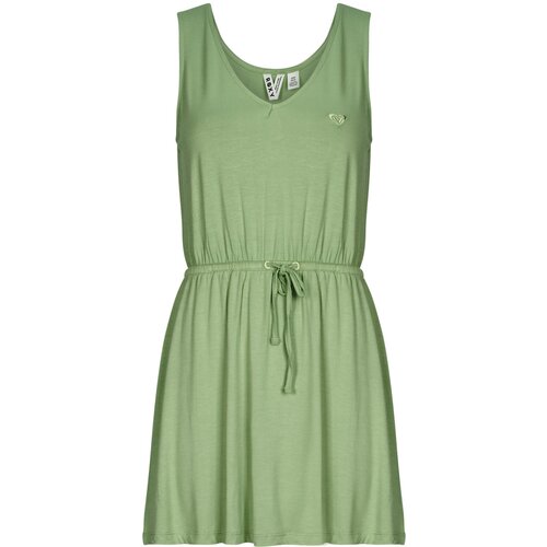 Roxy Kratke obleke LOW TIDES DRESS SOLID Zelena Cene