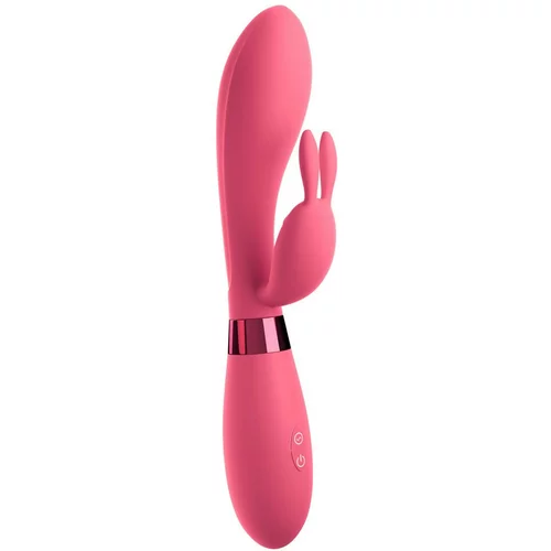OMG! OMG Selfie - Vodoodporen vibrator za točko G s konico (roza)