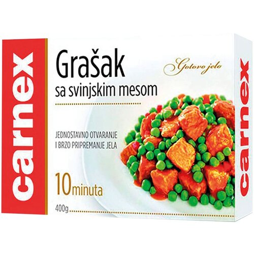 Carnex Grasak sa svinjskim mesom 400g Cene