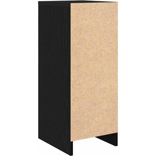 za cipele crni hrast 29,5x34x76 cm konstruiranog drva Slike