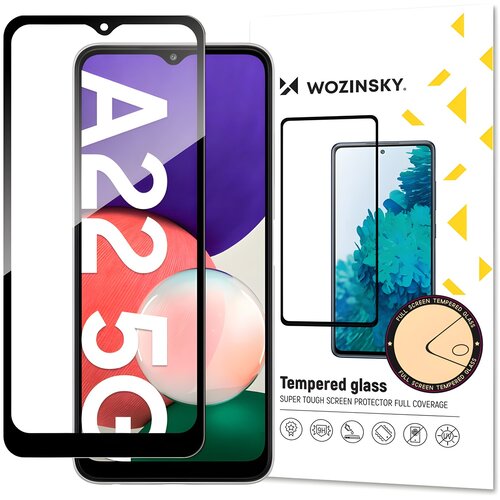 Wozinsky zaščitno kaljeno steklo za Samsung Galaxy A22 5G - Črna Cene