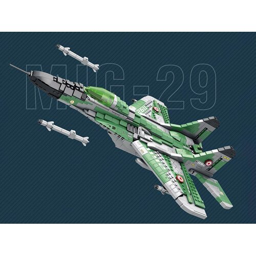  Tehnički blokovi Lovački zrakoplov dugog dometa MIG-29 1290ele ZA5800 Slike