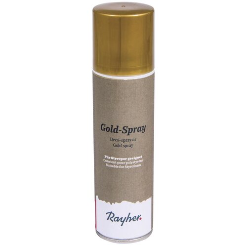 RAYHER Sprej dekorativni, zlat, 150 ml, primeren tudi za stiropor, (20728335) Cene