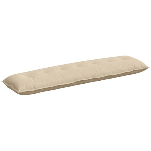 vidaXL Poglavni vzglavnik krema 200 x 50 cm Mikrofiber tkanina, (5000278261) Cene