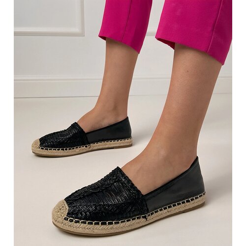Gemre Black lace platform espadrilles Zelvira Cijene