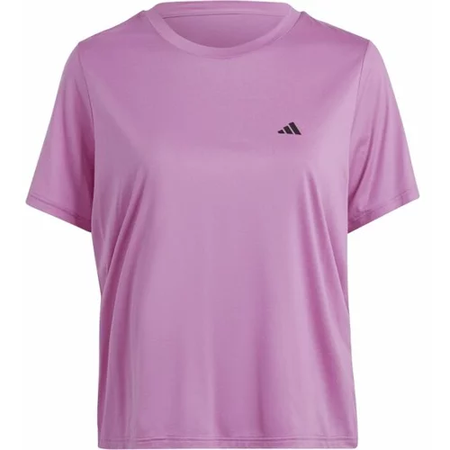 Adidas MINIMAL T PS Ženska majica za vježbanje plus size, ružičasta, veličina