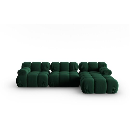 Micadoni Home Zelena baršunasta sofa 285 cm Bellis – Cijene