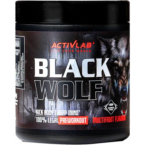 ACTIVLAB instant napitak za ubrzanje oporavka mišića black wolf multifruit 300g Slike