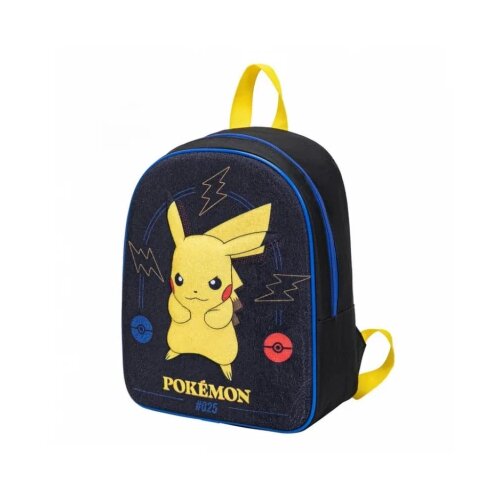 LA PLUME DOREE Pokemon - Pikachu Junior Backpack Black (32 cm) Cene