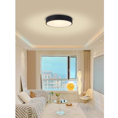  Immax NEO 07202L-LED Prigu&amp;scaron;iva plafonska svetiljka RONDATE 53W/230V crna Tuya+DO Slike