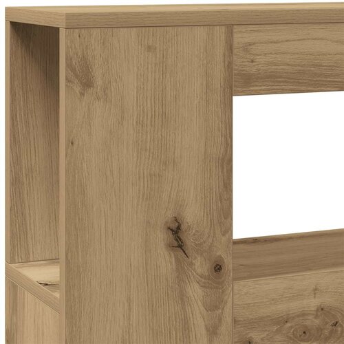  LED uzglavlje boja hrasta artisan 100x18,5x103,5 cm drveni Slike