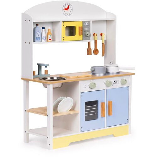 ECO TOYS dječja kuhinja &amp;ndash; pećnica, perilica, mikrovalna + 12 dodataka Slike