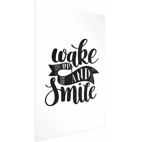  Plakat - Wake Up and Smile 40x60 Bez okvira s margom Cijene