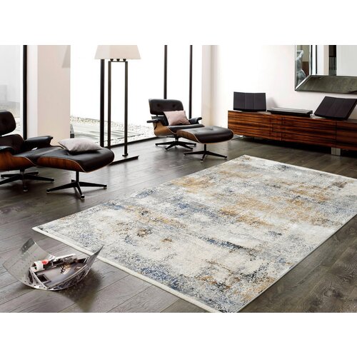 Dieter Knoll VINTAGE PREPROGA 240/300 cm siva, črna Slike
