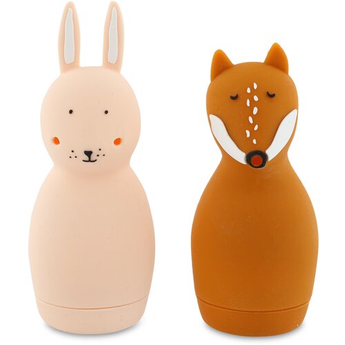 Trixie Otroška brizgalna kopalna igrača 2 kosa Mrs. Rabbit, Mr. Fox Cene