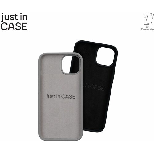 Just In Case 2u1 extra case mix plus paket crni za iphone 13 Slike
