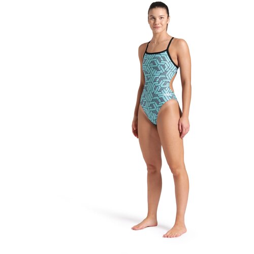 Arena Ženski kupaĆi escape challenge waterblue swimsuit Slike