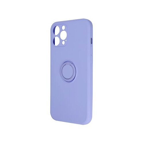 Onasi silikonski ovitek liquid ring za iphone 11 - vijola Cene