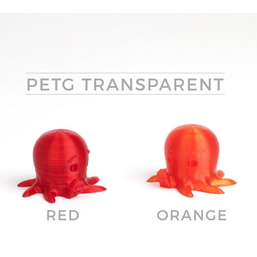 Extrudr petg transparentno oranžna - 1,75 mm / 1100 g Slike