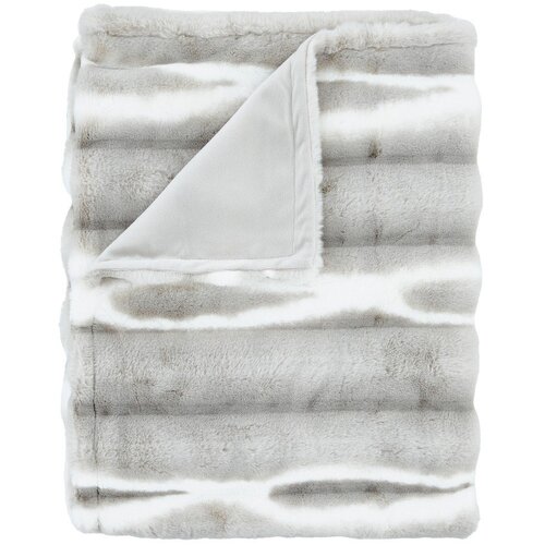 Catherine Lansfield Svijetlo siva deka od umjetnog krzna 130x170 cm Flint – Cijene