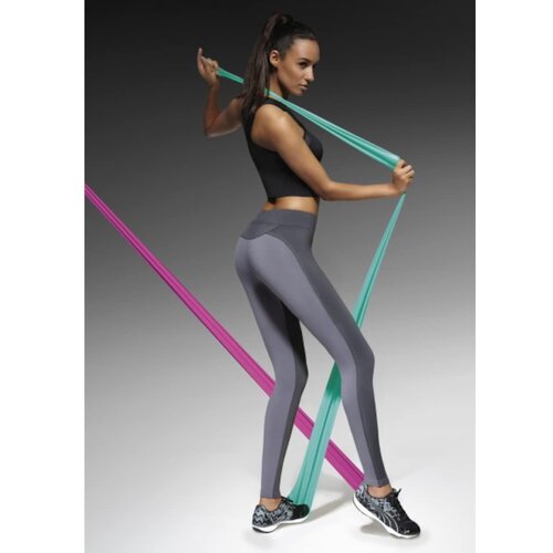 Bas Bleu VICTORIA two-tone sports leggings made of combined materials Cene