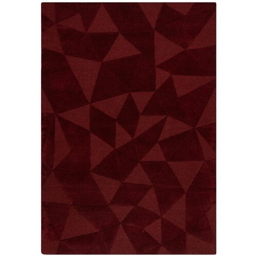 Flair Rugs Bordo ručno rađen vunen tepih 160x230 cm Shard Red &amp;ndash; Slike