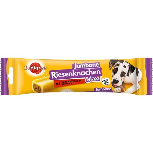 Pedigree Jumbone velikanska kost z govedino - Varčno pakiranje: Maxi 12 x 180 g (12 x 1 kos) Cijene