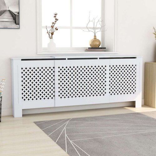  Pokrov za radijator mdf bijeli 205 cm Cene