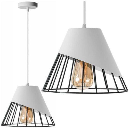 Toolight svjetiljka stropno viseće sjenilo metalno bijelo APP228-1CP Cijene