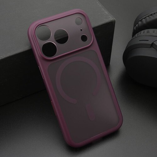  Futrola SHADOW MagSafe za iPhone 18 Pro/ ljubičasta (small camera protection) Slike
