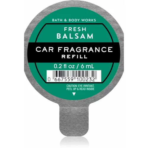 Bath & Body Works Fresh Balsam miris za auto zamjensko punjenje 6 ml