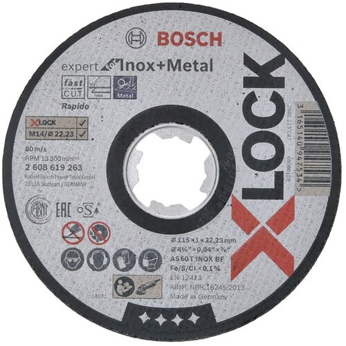Bosch X-LOCK SfInox rezna ploča 115x1 ravna - 2608619261 Cijene