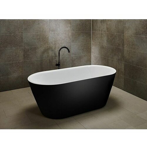 CAMARGUE Samostojeća kada Visby (D x Š: 160 x 75 cm, Bijela, Crna) Cijene