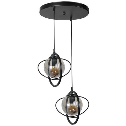 Opviq nepal 2 li tepsili siyah Füme Camlı Sarkıt blackfume chandelier Cene