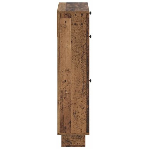  Ormar za cipele EDE 78 x 24 x 103 cm Konstruirano drvo - Staro drvo Slike