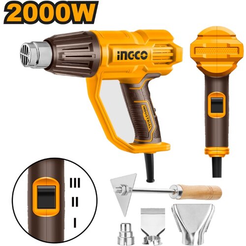 Ingco električni fen za vreli vazduh HG200047 2000W Cene