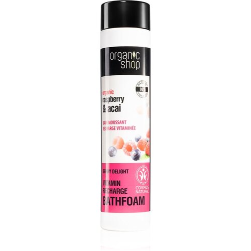 Organic Shop Organic Raspberry & Acai vitaminska pena za kopel 500 ml Cene