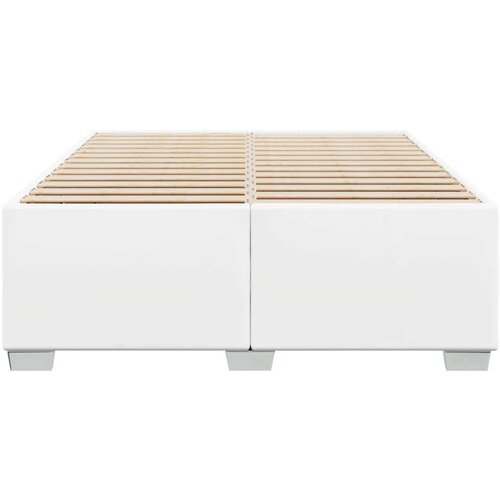 VidaXL Okvir za krevet bijela 140x200 cm od umjetne kože Slike