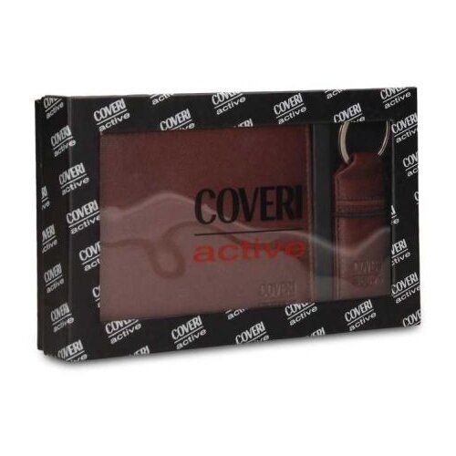 Coveri Collection mu&Scaron;ki set koŽni novČanik i privezak c-1034/ braon Cene