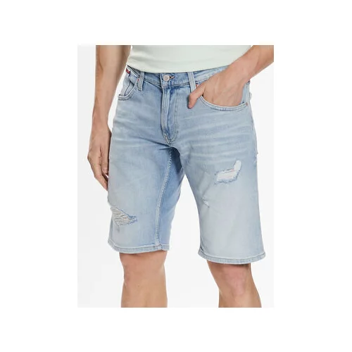 Tommy Jeans Jeans kratke hlače Ronnie DM0DM16147 Modra Relaxed Fit