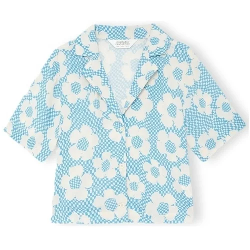 Compania Fantastica Topi & Bluze COMPAÑIA FANTÁSTICA Shirt 12108 - Flowers Modra