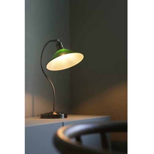 Marksl&amp;ouml;jd 108864 - Stona lampa VELA 1xE27/40W/230V mesing/zelena Slike